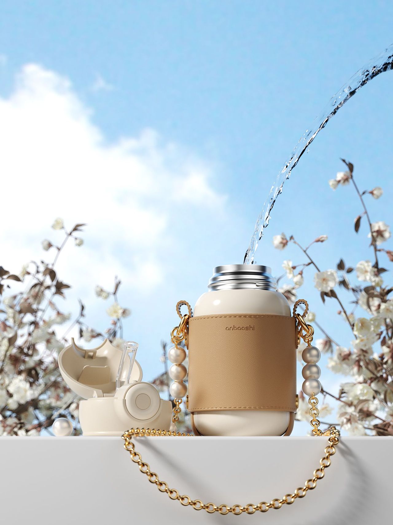 珍珠冬季保温杯（图ZMzIyODAzNjQ4） - 生活用品 - 站酷设计师MH牛牛不吃草原创素材 - 站酷ZCOOL