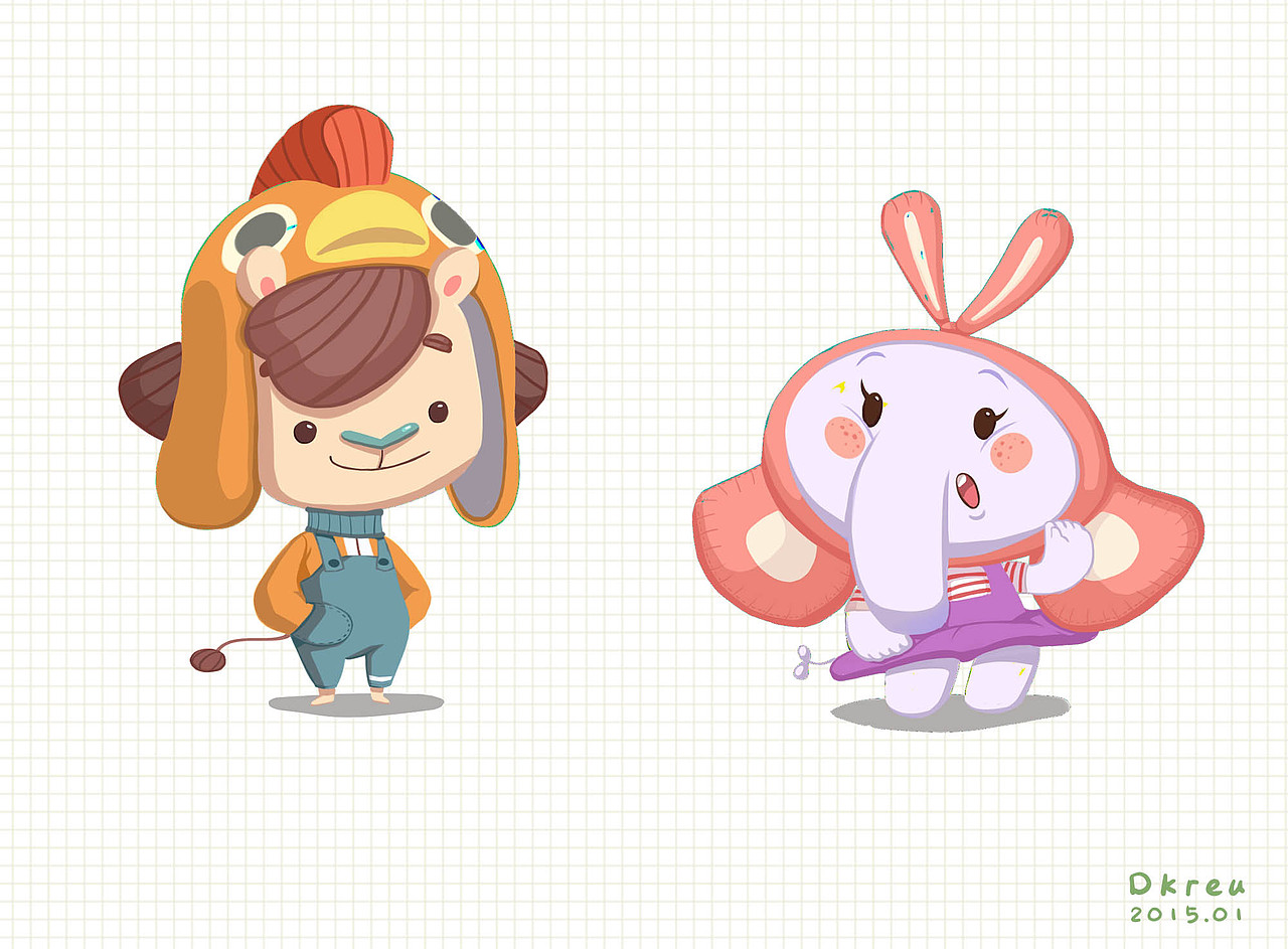 2014年~2015年工作合集（图ZMzIwOTc3MDQ=） - 儿童插画 - 站酷设计师Dkreu原创素材 - 站酷ZCOOL