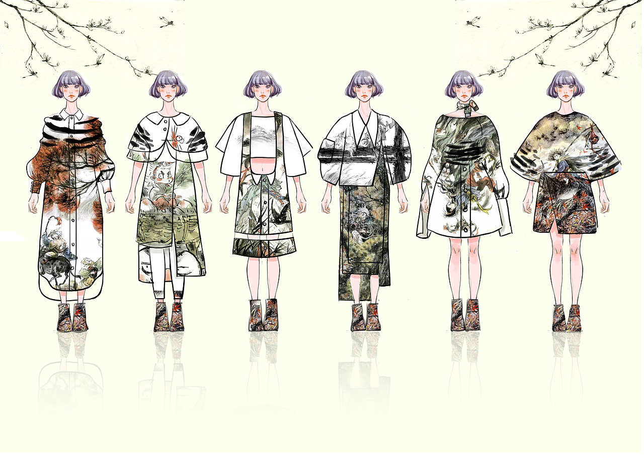 服装设计效果图（图ZNTExMzE1NDg=） - 其他服装 - 站酷设计师陳仚原创素材 - 站酷ZCOOL