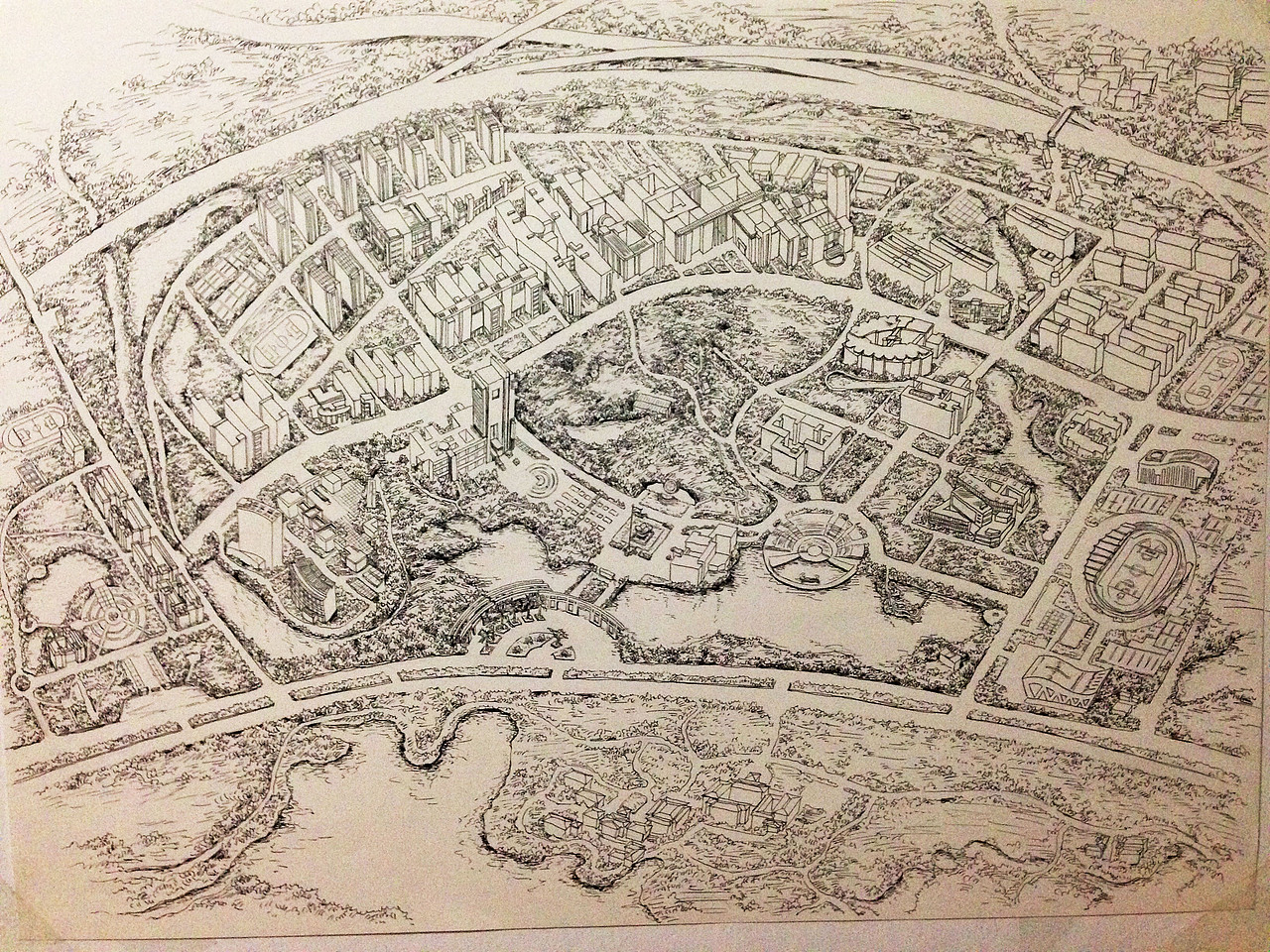 南昌大学手绘地图（图ZMzA1MDc0ODg=） - 商业插画 - 站酷设计师PeteZheng原创素材 - 站酷ZCOOL