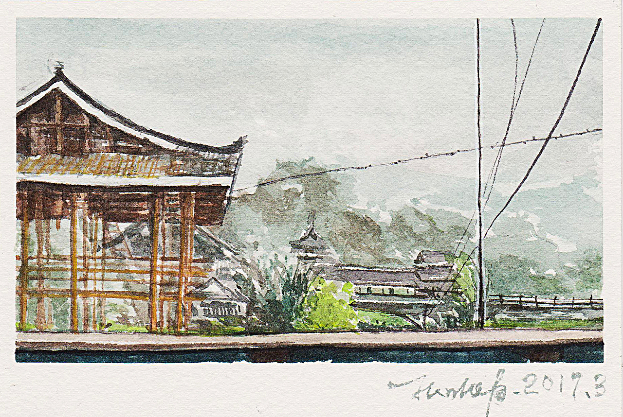 小张：2017春季水彩风景记录（图ZNzM5MDkzMjQ=） - 绘画 - 站酷设计师張曉晴原创素材 - 站酷ZCOOL
