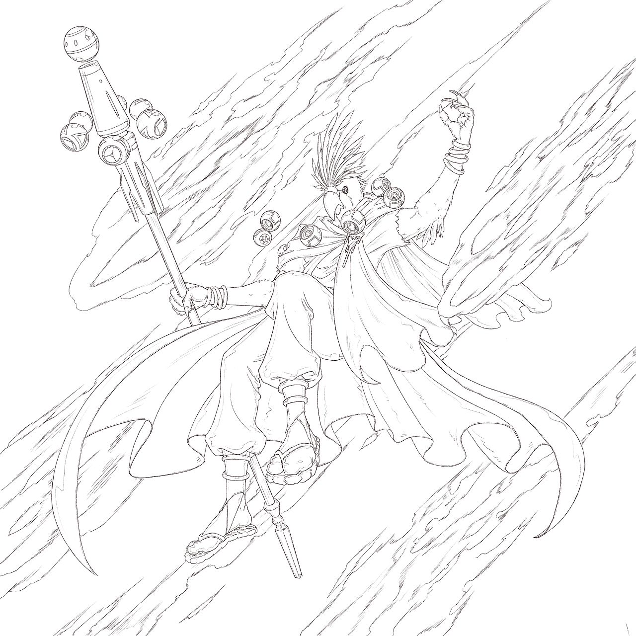 幻想世界|2019上半年线稿合集（图ZMTY4MDI4Njg4） - 概念设定 - 站酷设计师伊布MrThorn原创素材 - 站酷ZCOOL