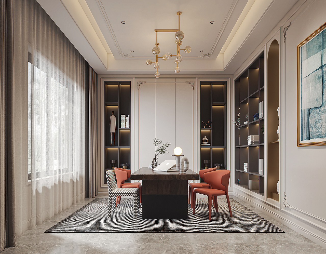 现代轻奢空间（图ZMjM5NjIyMDM2） - 家装设计 - 站酷设计师PandaMan熊猫人原创素材 - 站酷ZCOOL