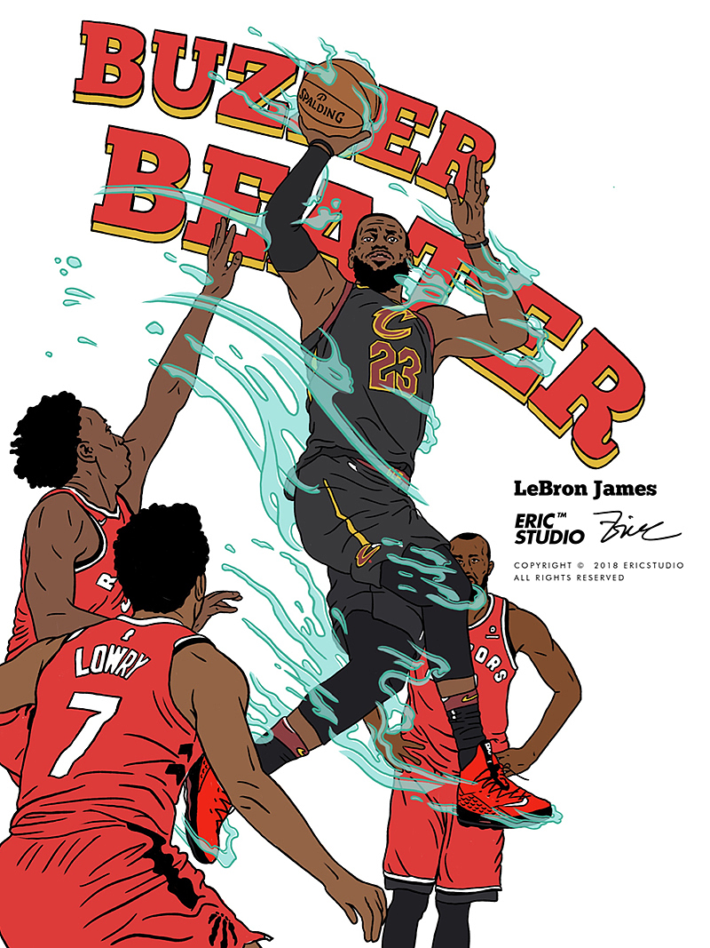 2018.05.06 詹皇闲庭信步绝杀猛龙,这轮季后赛把垃圾兄弟打出心病来了,心疼他们,没办法,竞技体育就是如此残酷!