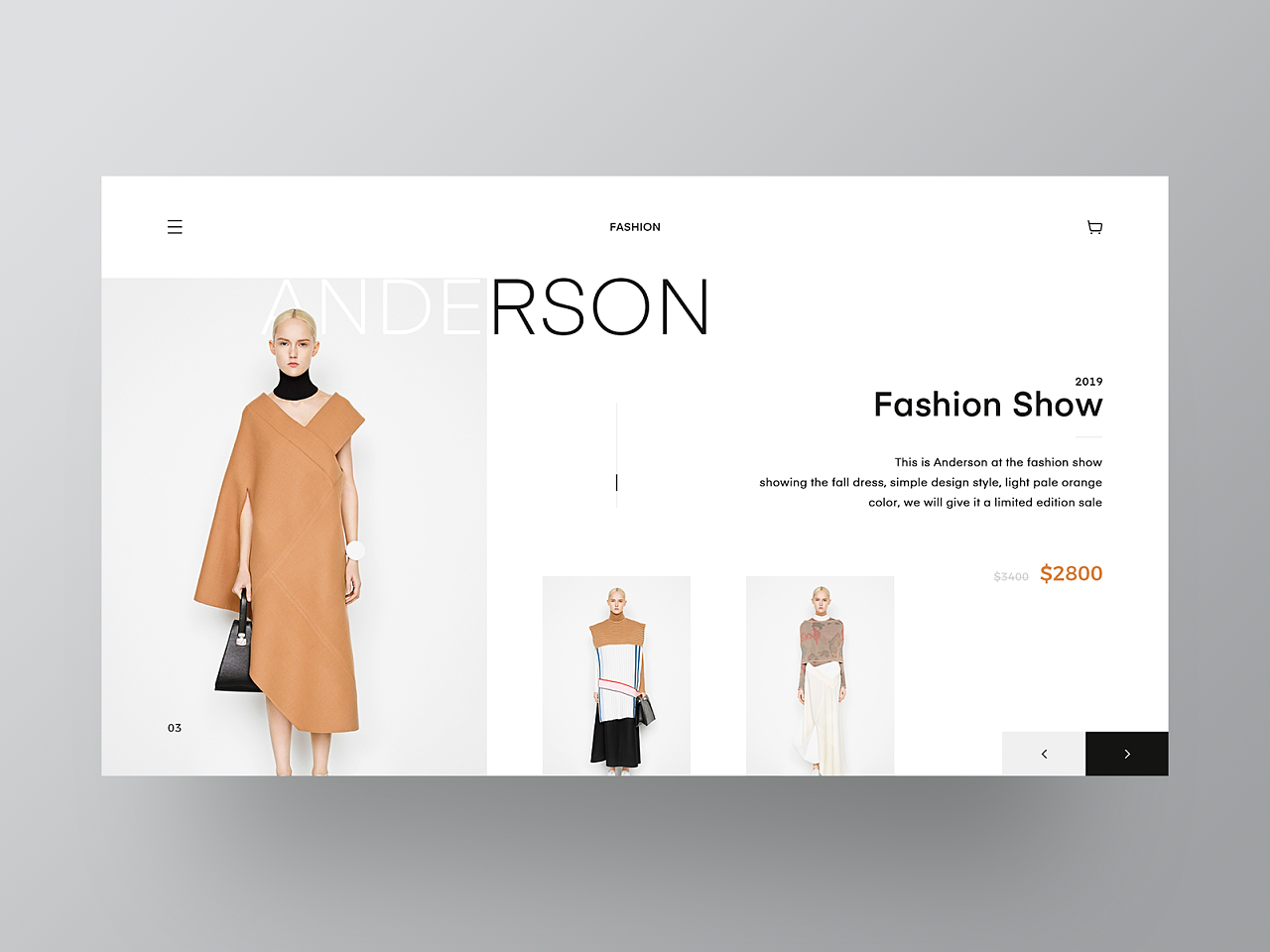 This is a women&#39;s clothing website, which is more about letting models perform fashion shows to attract users to buy clothes, so I use more model elements in the interface to attract users