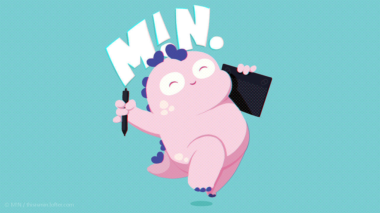 有一段时间被叫小恐龙 但是连emoji的小恐龙都是绿色的 我是粉色本粉