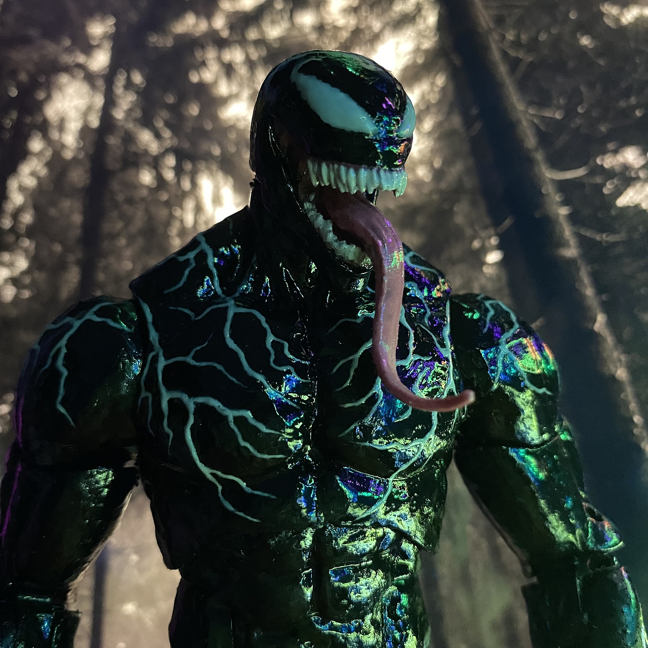 孩之宝毒液重涂 venom毒液模型手办