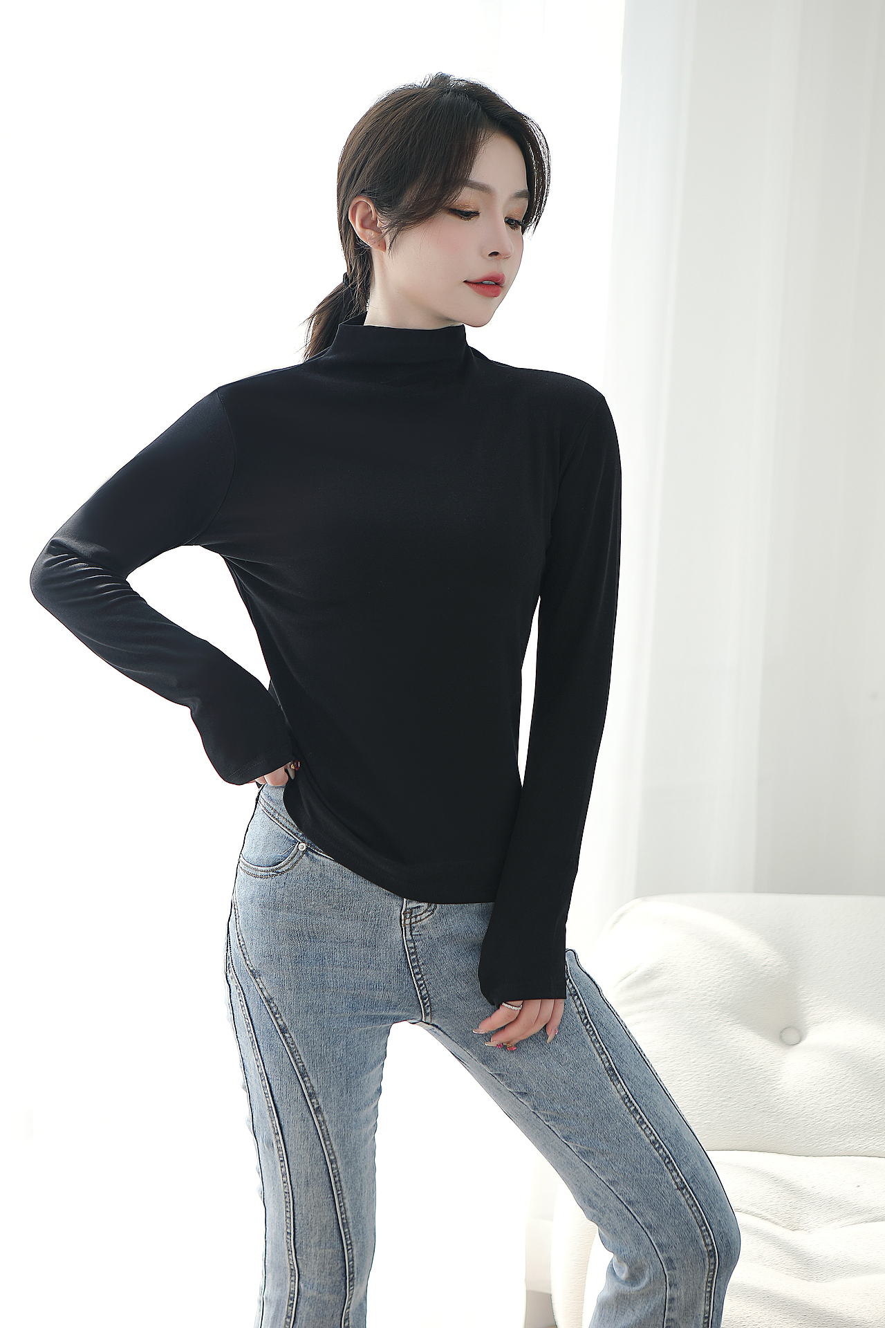 广州金也摄影-电商淘宝模特服装打底衣连衣裙裤子拍摄（图ZMzExNzQwNDYw） - 人像摄影 - 站酷设计师摄影师SamKing原创素材 - 站酷ZCOOL