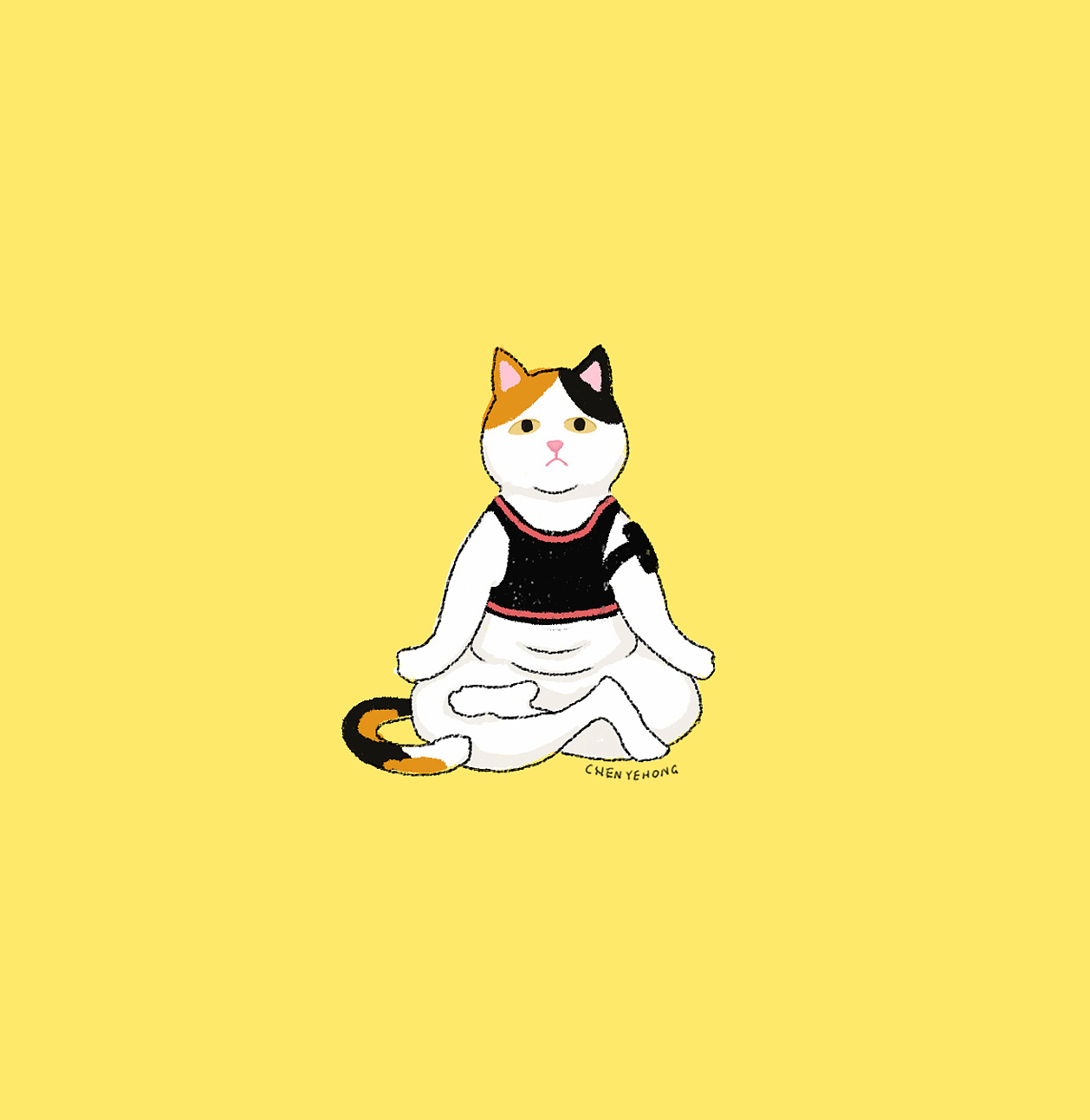 瑜伽猫咪 animal’s yoga|插画|商业插画|烨未虹 - 原创作品 - 站酷 (ZCOOL)