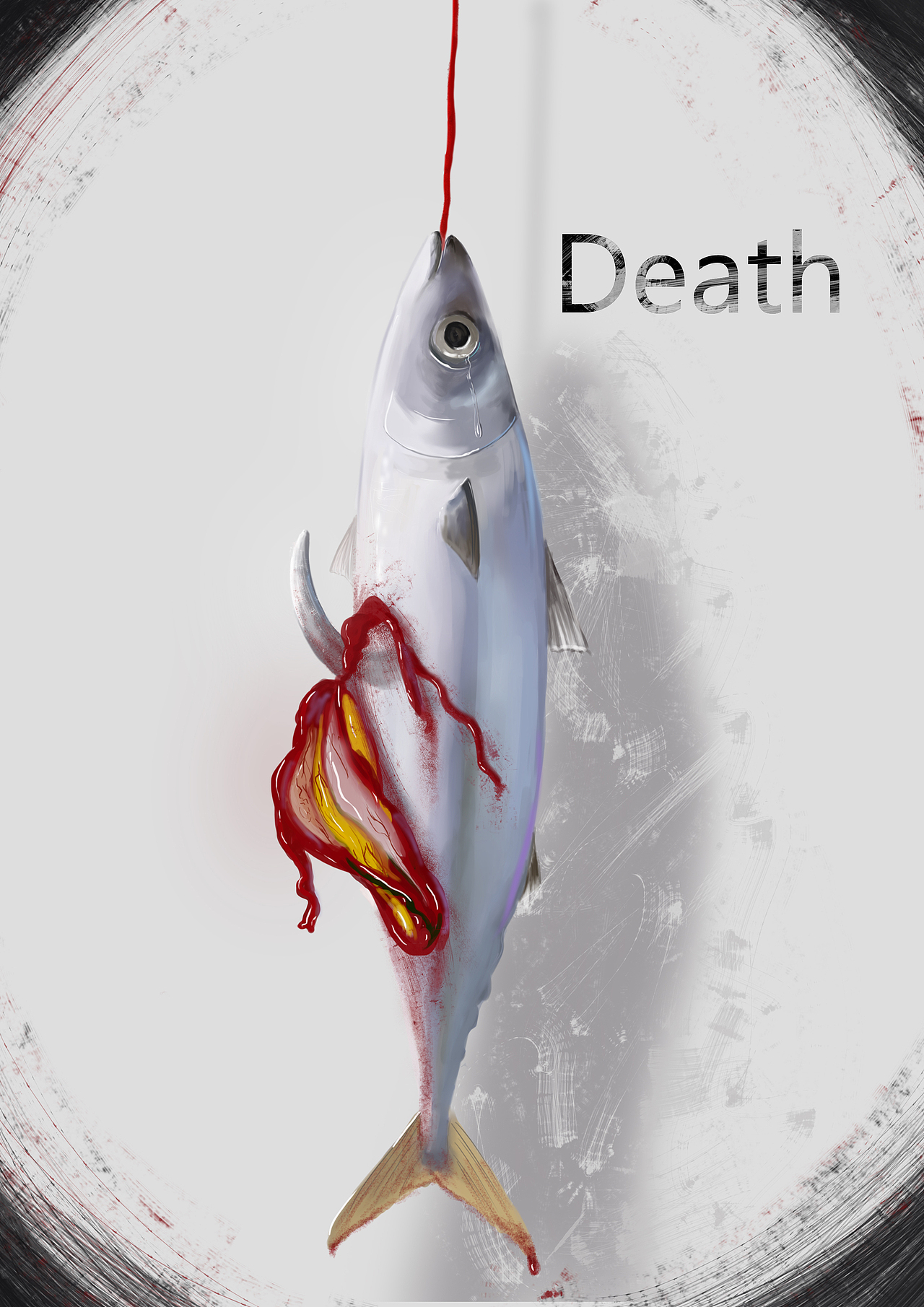 死亡|插画|创作习作|阿鹿的alu_原创作品-站酷zcool