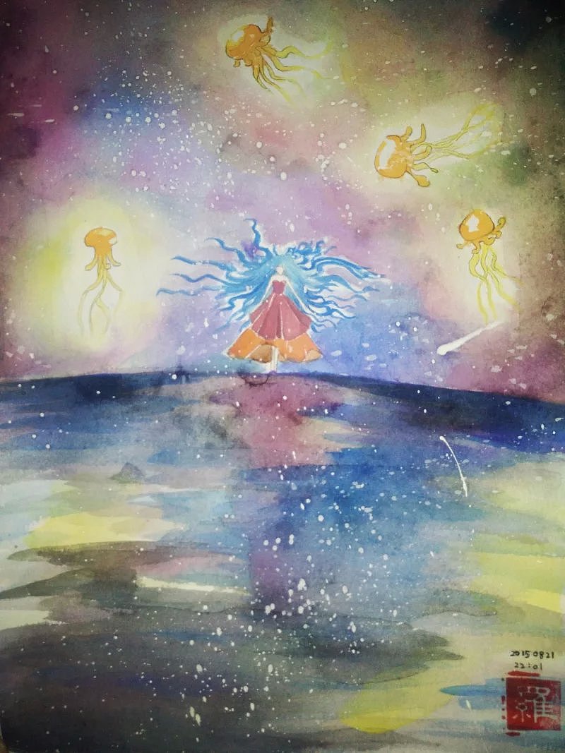 水彩 手绘 日常（图ZMzgyMDE3Mjg=） - 单幅漫画 - 站酷设计师罗蕊蕊原创素材 - 站酷ZCOOL