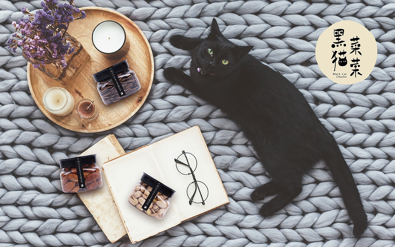 黑猫菜菜——猫零食包装设计