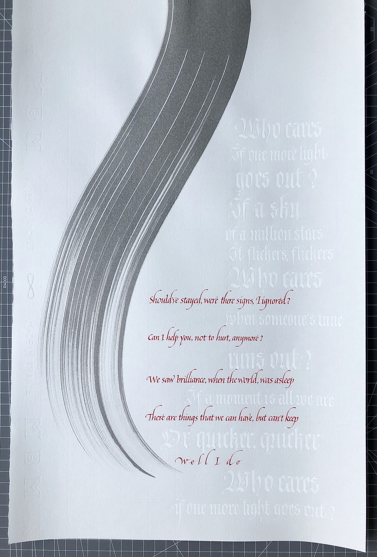 西文书法练习（图ZMjIzMTU1NjA0） - 字体/字形 - 站酷设计师QianaLiao原创素材 - 站酷ZCOOL