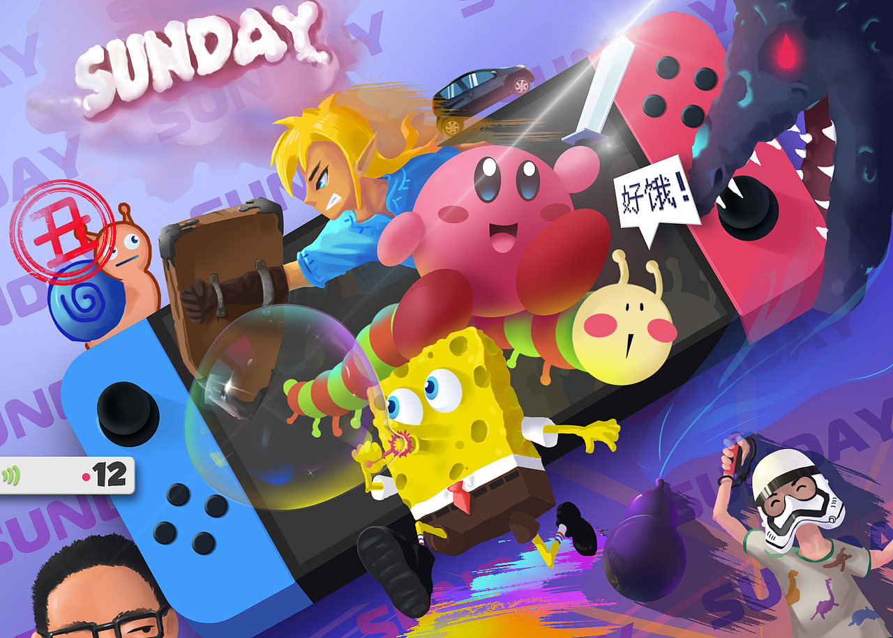 Sunday（图ZMjc5MjE2ODY0） - 创作习作 - 站酷设计师MR木右原创素材 - 站酷ZCOOL