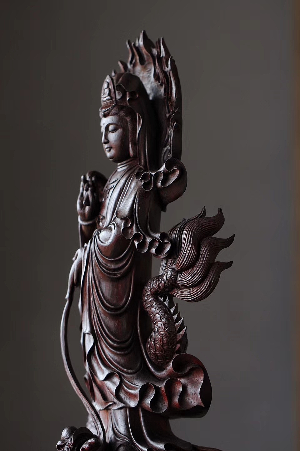 骑龙观音像（图ZMTQ3MTczMTAw） - 工艺品设计 - 站酷设计师檀韵红木艺术原创素材 - 站酷ZCOOL