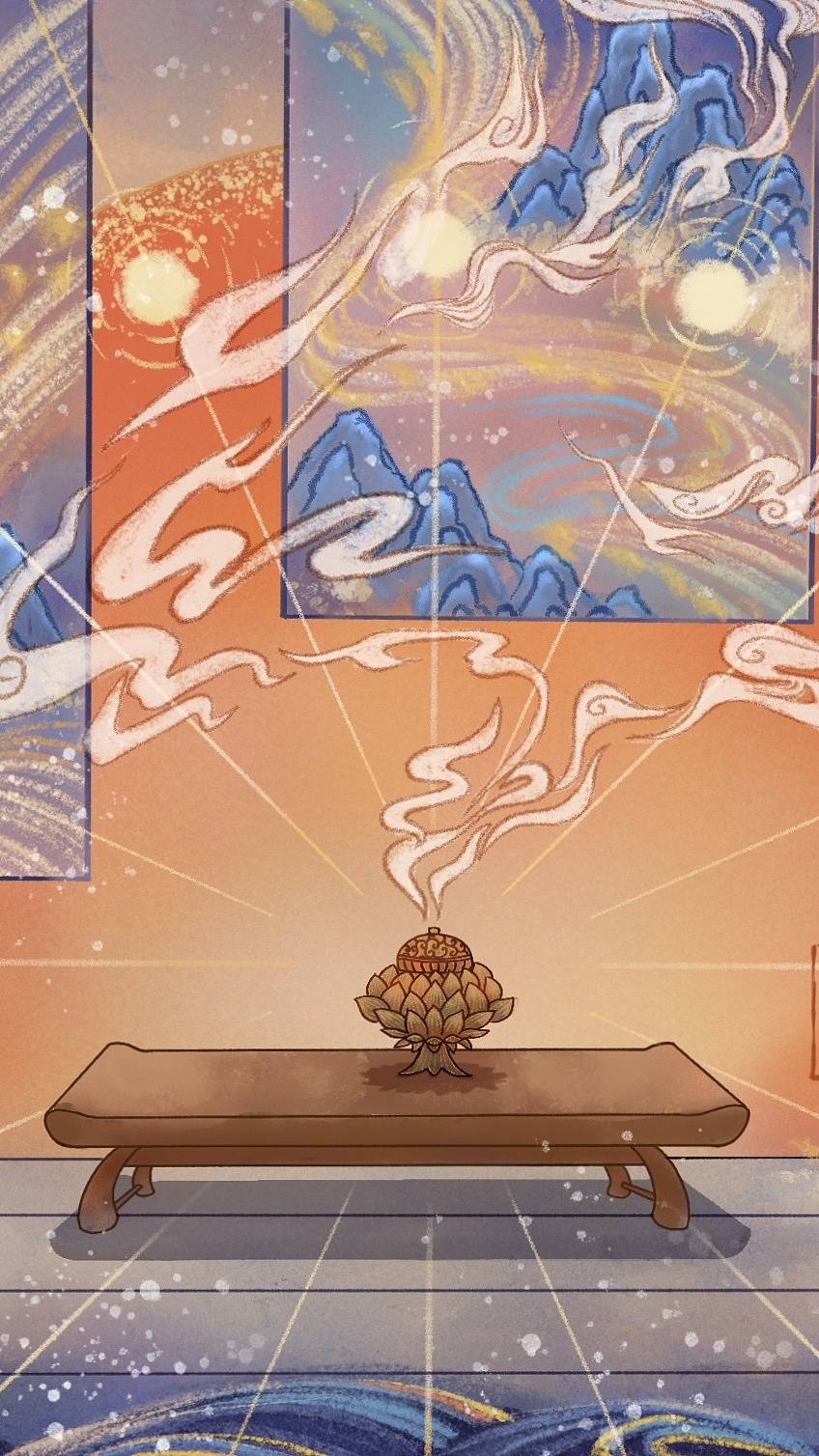 焚香|插画|新锐潮流插画|壹往 - 原创作品 - 站酷 (zcool)