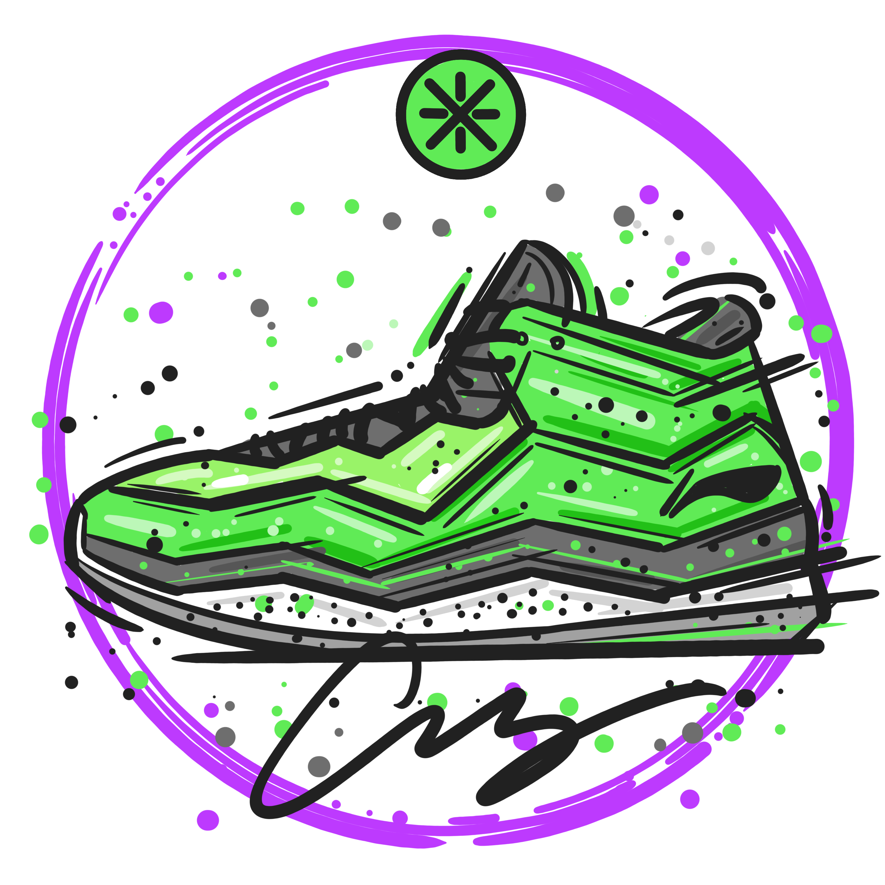 【致敬德怀恩·韦德】韦德之道正代球鞋手绘系列.