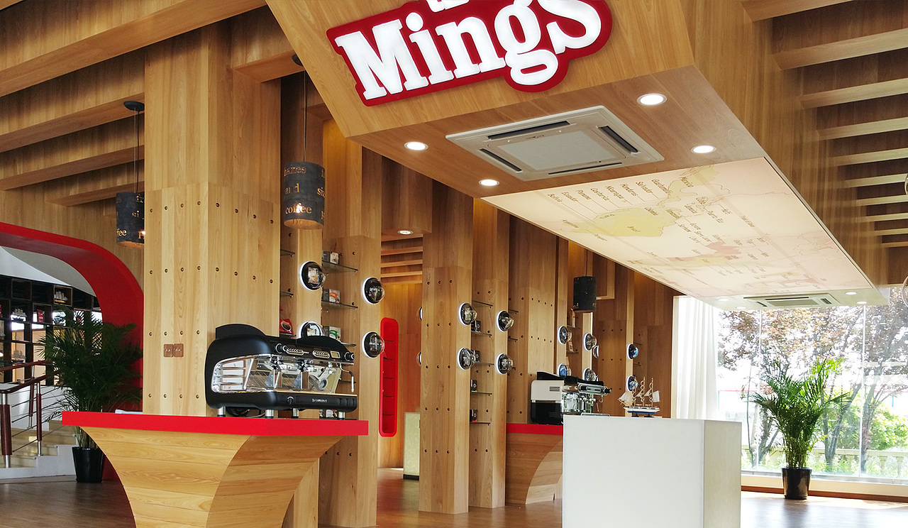 samsu咖啡展厅室内设计