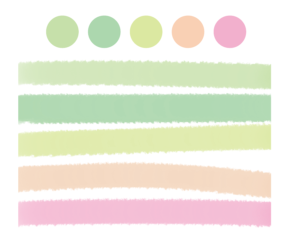 马卡龙色配色方案——(活泼明朗)_土豆lancy-站酷zcool