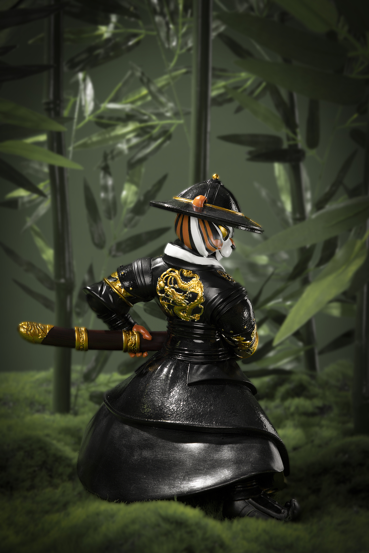 寅虎锦衣卫潮玩手办摆件，羽林造物十二生肖系列