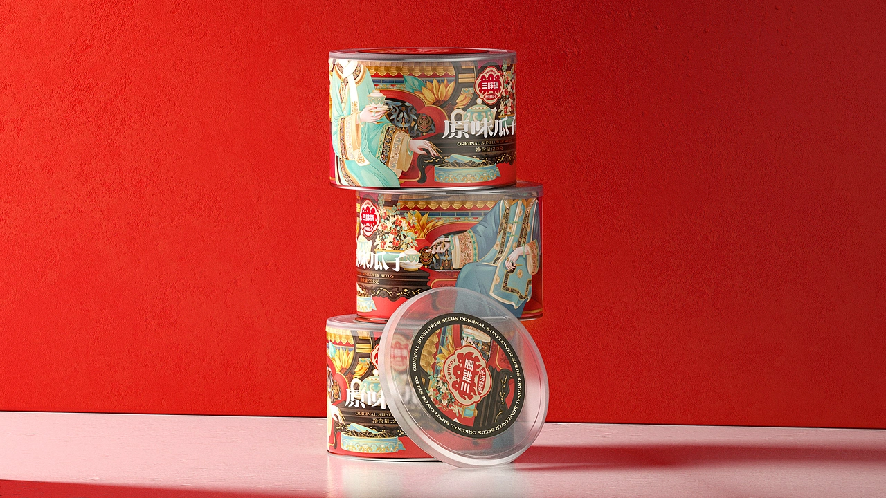 尚智&times;三胖蛋｜原味瓜子包装设计｜食品包装｜礼盒包装