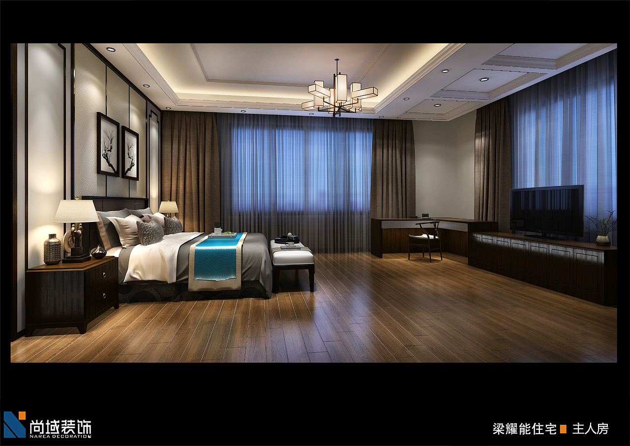 梁生私人住宅（图ZNDI5MjQ1OTI=） - 家装设计 - 站酷设计师尚域装饰设计原创素材 - 站酷ZCOOL