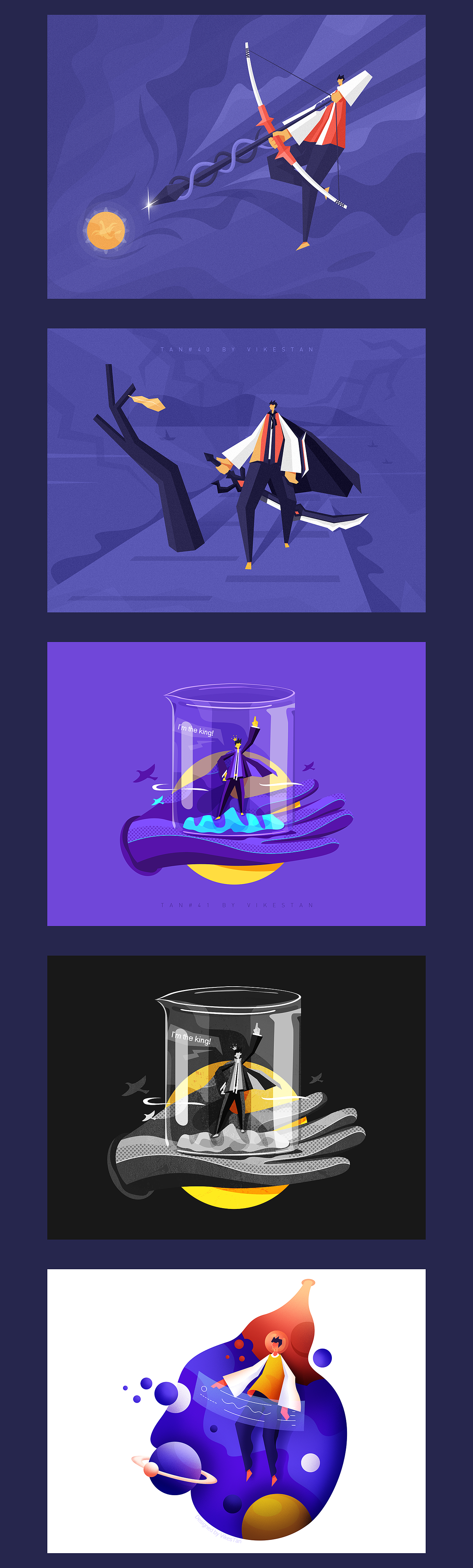 个人风格插画作品集2-TAN系列