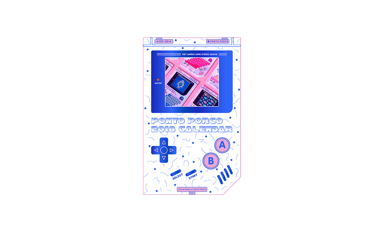 设计分享/ PONYO PORCO -日历（图ZMjQ5NDY0NDky） - 书籍/画册 - 站酷设计师BranD杂志原创素材 - 站酷ZCOOL