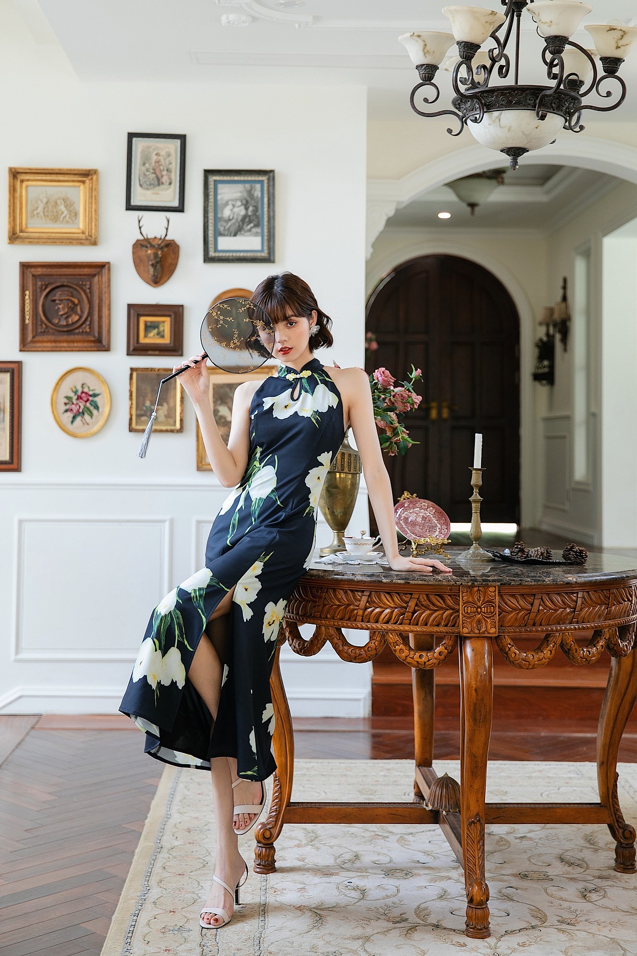 模特周周|旗袍拍摄|摄影|时尚/艺术摄影|galaxy星汉模特_原创作品