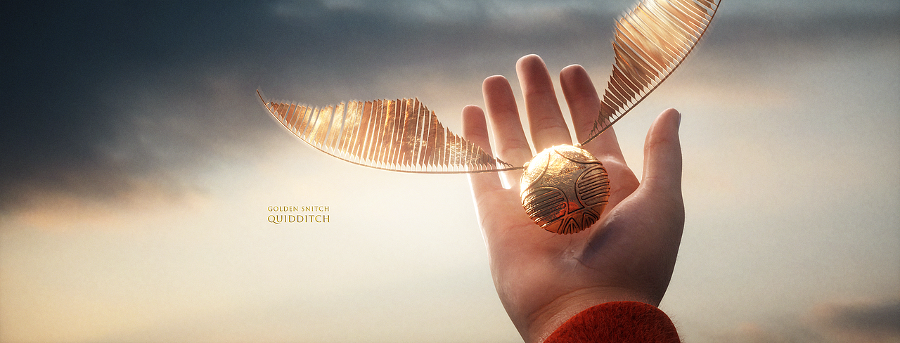 魁地奇球赛中的金色飞贼.