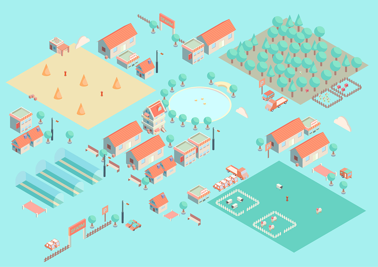 农主共享农场情景图