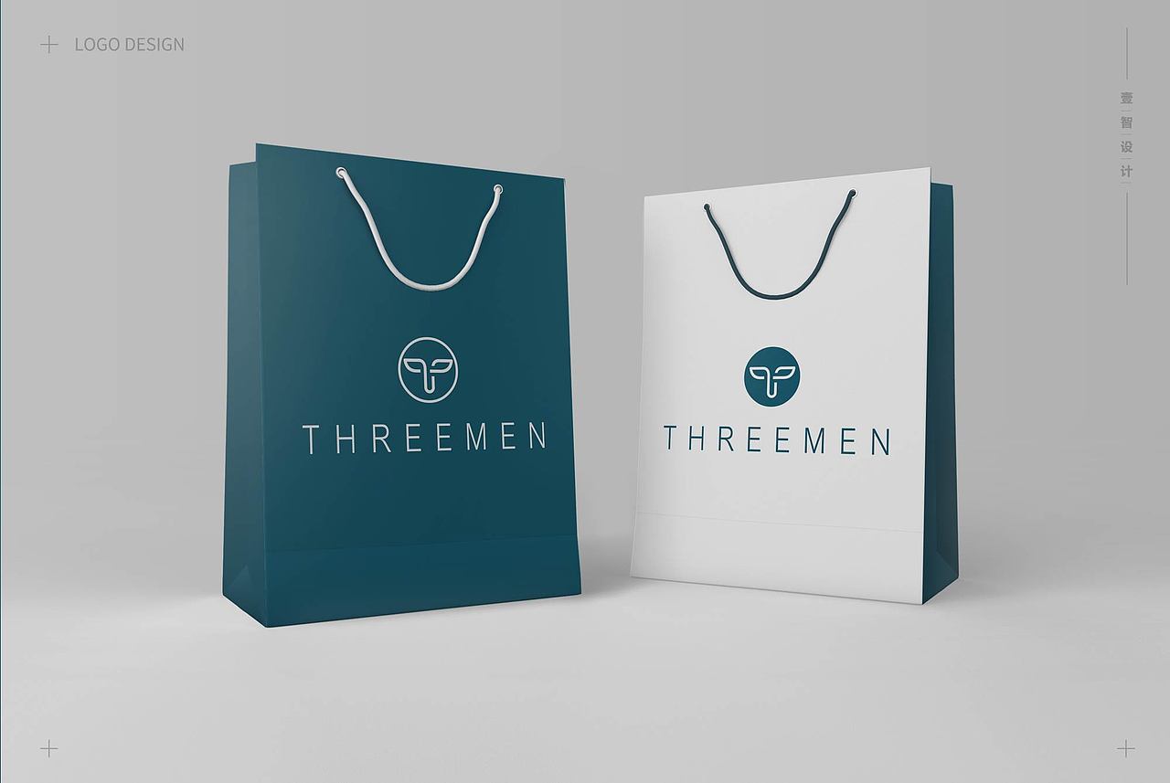 THREEMEN潮牌 logo设计（图ZMTYwMjYyNzEy） - Logo - 站酷设计师设计师Sand原创素材 - 站酷ZCOOL