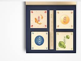 鱼“跃”中秋包装礼盒设计飞机稿