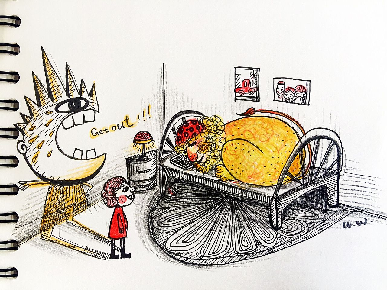比波王子的故事(职场妈妈手绘插图)(图ZNTE3MjUxODQ=) - 儿童插画 - 站酷设计师wendysos原创素材 - 站酷ZCOOL