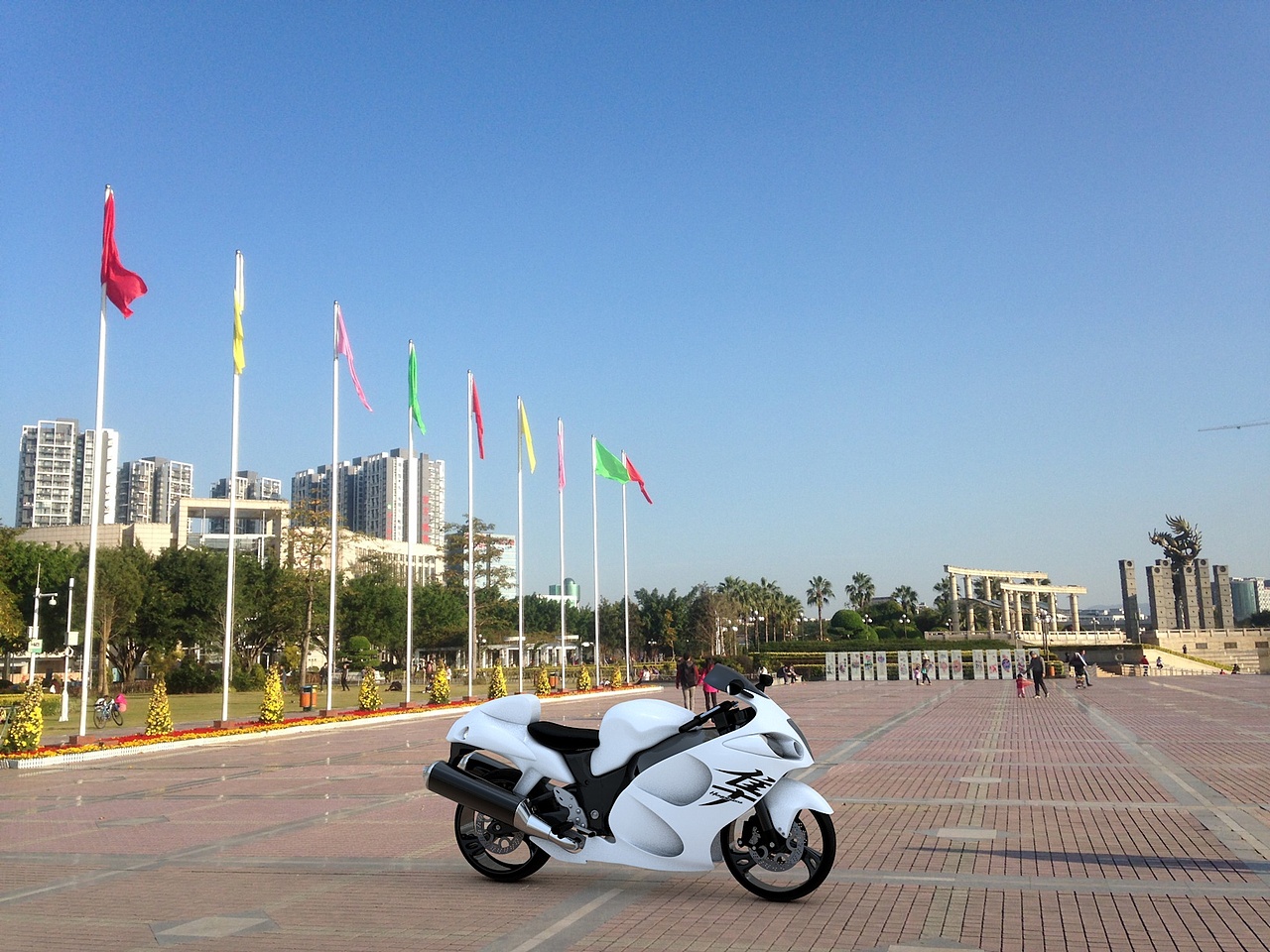 C4D 摩托车-铃木隼 建模练习（图ZNTk4Mjk1NzI=） - 机械/交通 - 站酷设计师a502347020原创素材 - 站酷ZCOOL