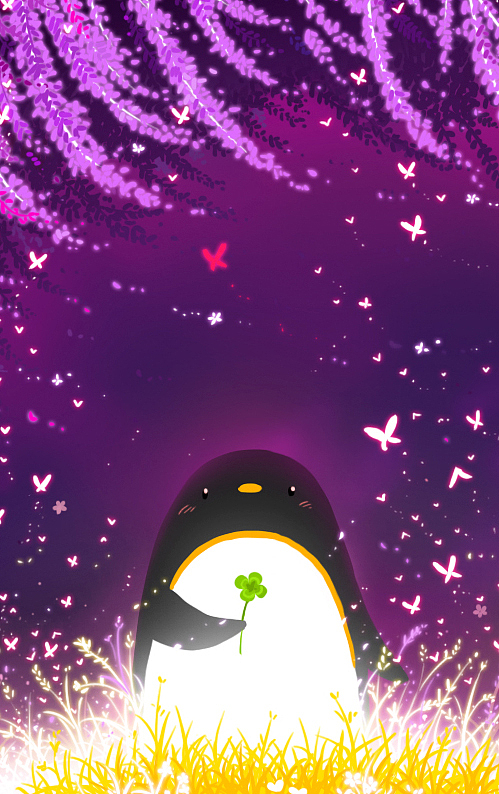 企鹅日记（图ZMzExMzA0NzY=） - 商业插画 - 站酷设计师qa294446229原创素材 - 站酷ZCOOL