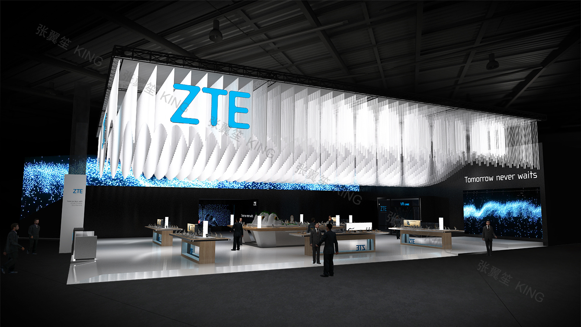 中兴展台设计02