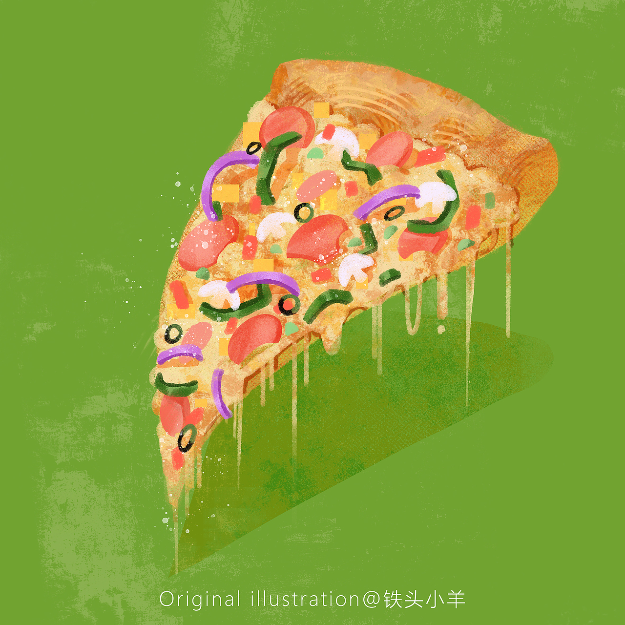 21天美食打卡创作（图ZMjc3MzQyNjI4） - 商业插画 - 站酷设计师铁头小羊原创素材 - 站酷ZCOOL