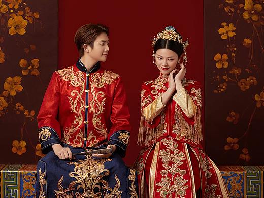 中式婚纱