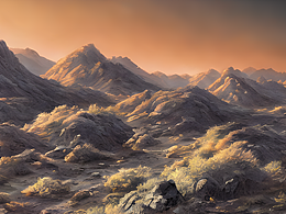 #AI创作实验室#黄昏下的风光