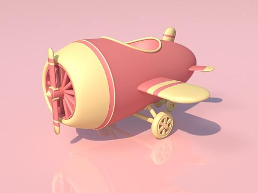 C4D小飞机(练习)