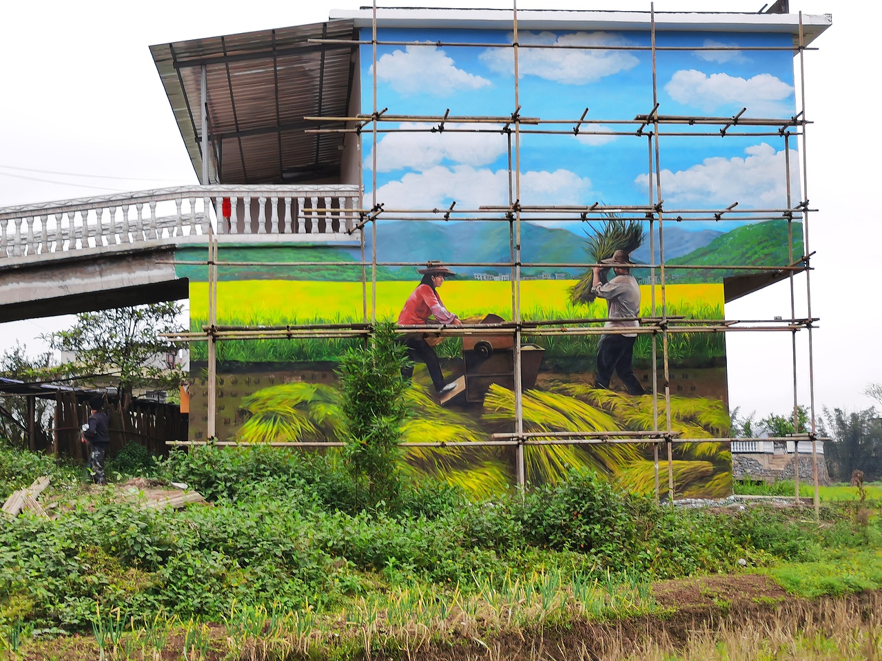 乡村振兴,新农村文化墙,乡村墙绘,农村文化墙