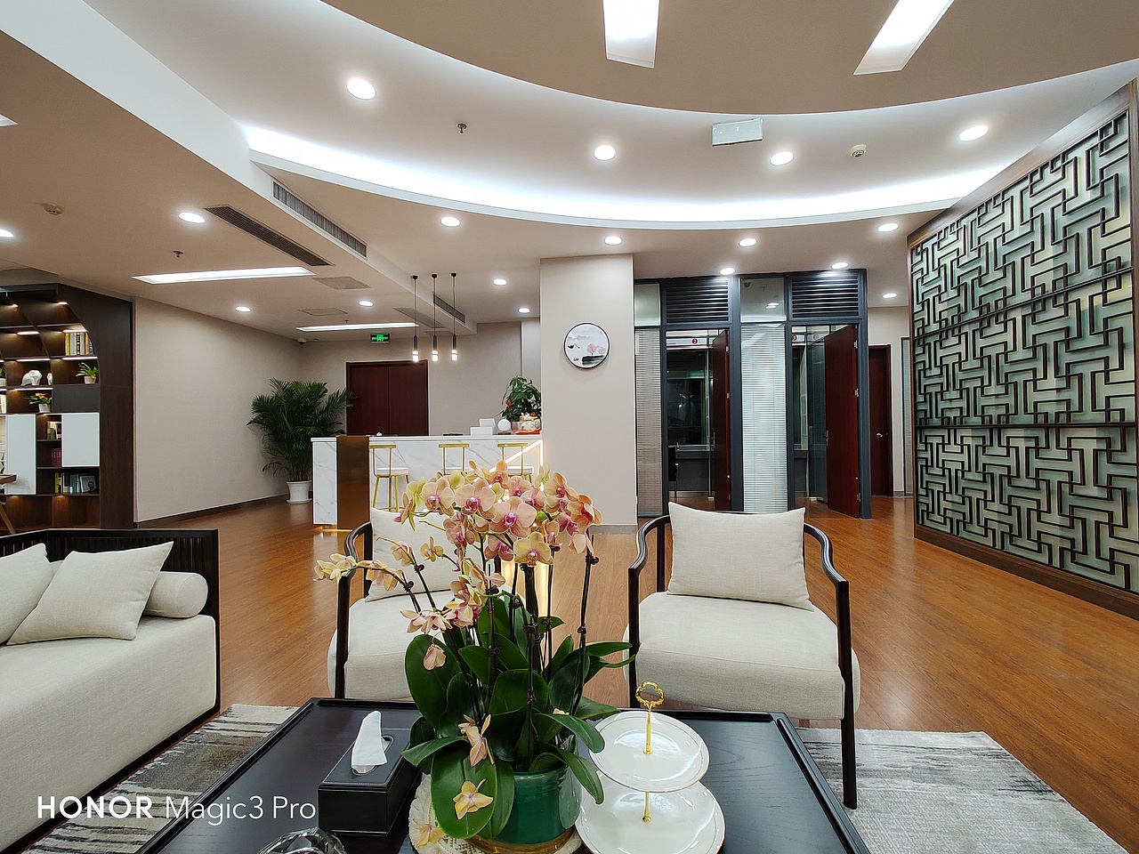 中国银行永清街支行vip楼层设计实景和效果图