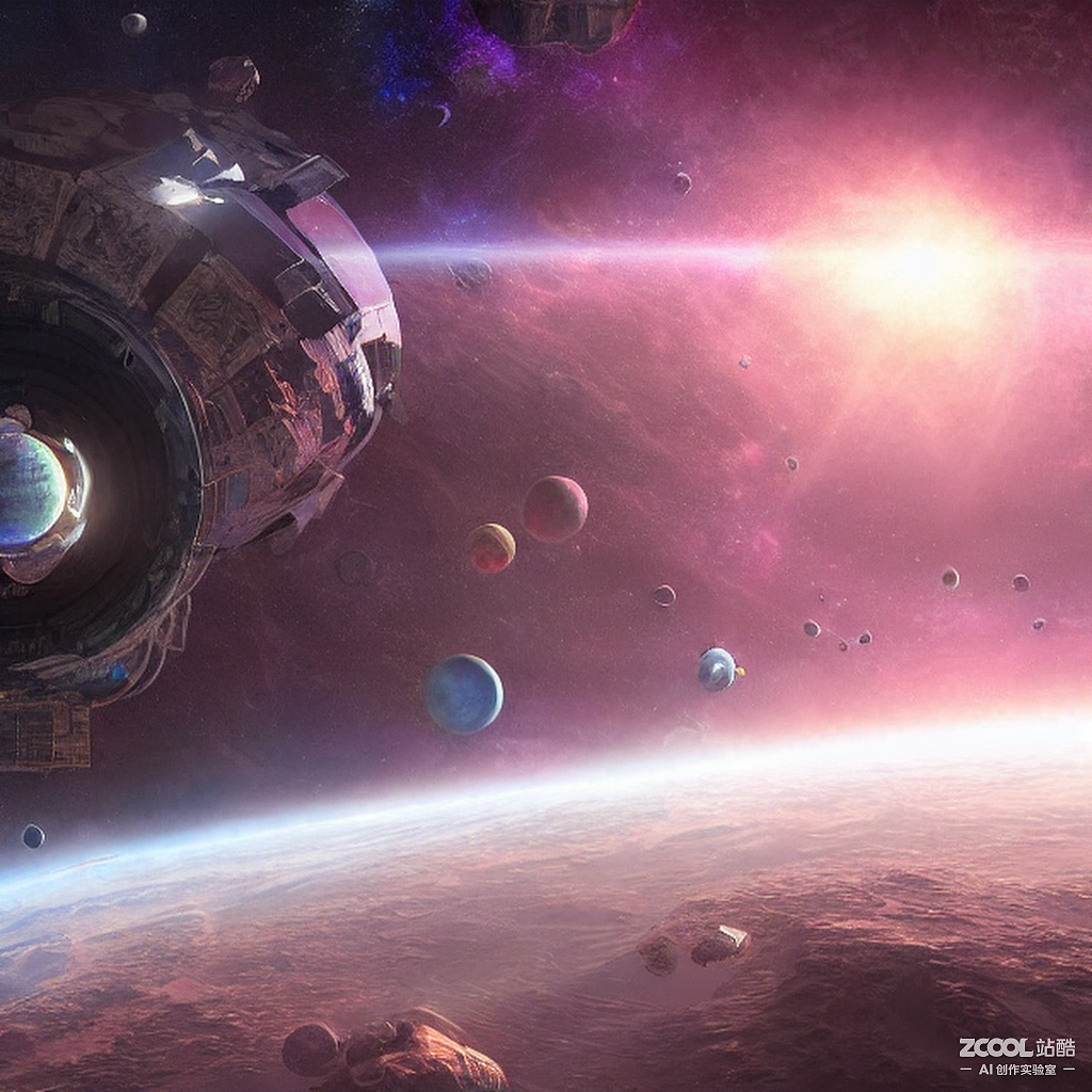 #AI创作实验室#外太空宇宙文明（图ZMzE3NTQzNjA4） - AI作品 - 站酷设计师Jason猫叔原创素材 - 站酷ZCOOL