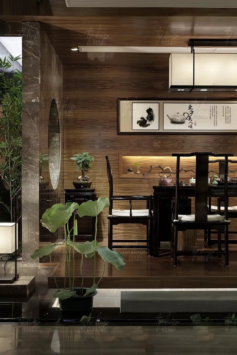 茶馆|持一壶清酒 品一杯香茗（图ZMTY2MDQ3MjE2） - 家装设计 - 站酷设计师半条鱼设计工作室原创素材 - 站酷ZCOOL