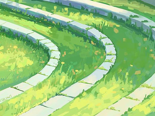 色彩速涂之风景篇（个人主页-ZNTg2MDEyNzY=） - 创作习作 - 站酷设计师二十三楼的寒武纪原创素材 - 站酷ZCOOL