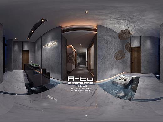 商业美容空间的全景