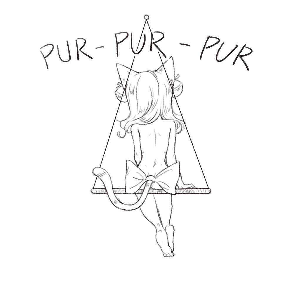 猫咪 可爱 身体曲线