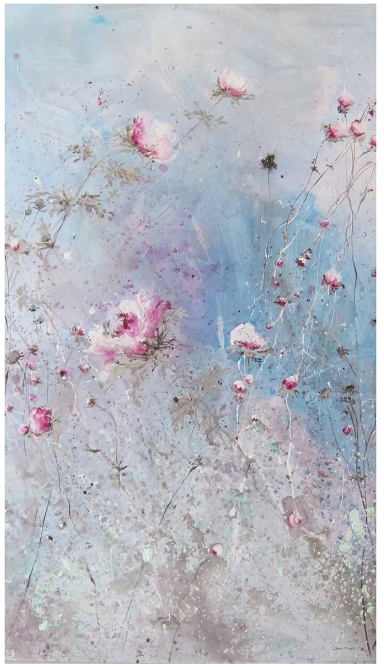 深秋早晨《雾里看花》（图ZMTg4Mjc1Nzk2） - 绘画 - 站酷设计师Lisa谭Des原创素材 - 站酷ZCOOL