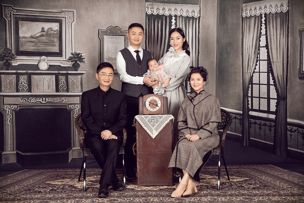 全家福中国风系列（图ZMjQwNzgyNTY4） - 人像摄影 - 站酷设计师同类社Studio原创素材 - 站酷ZCOOL